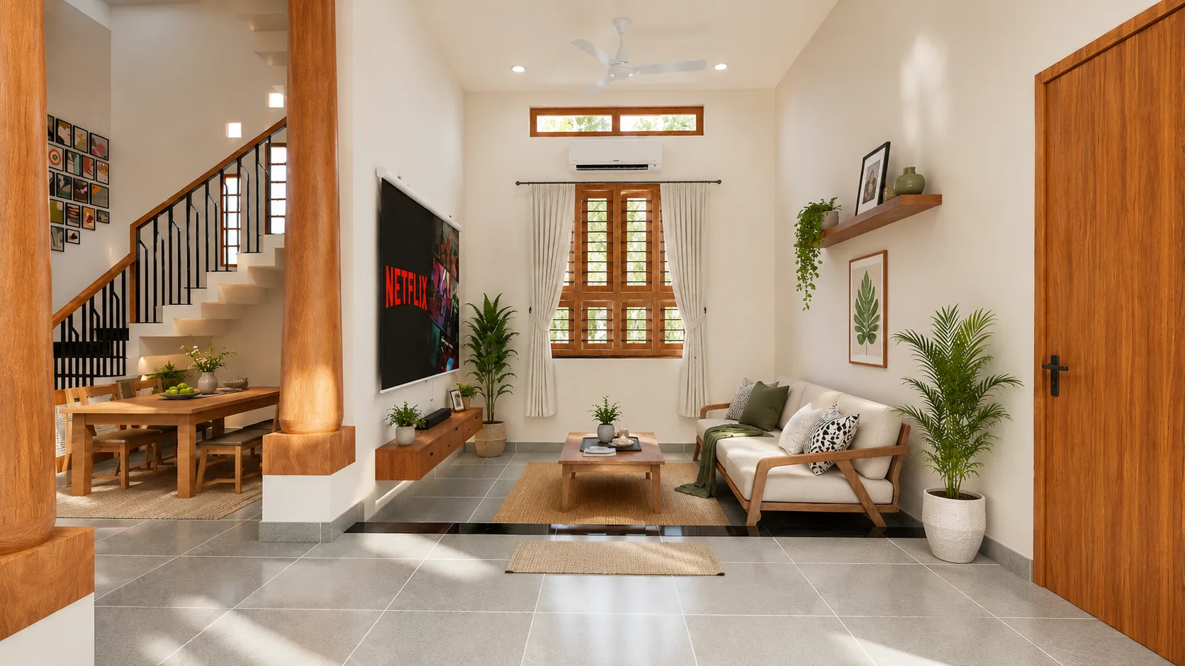 AJ Residence — living room, Maraimalainagar, Chennai