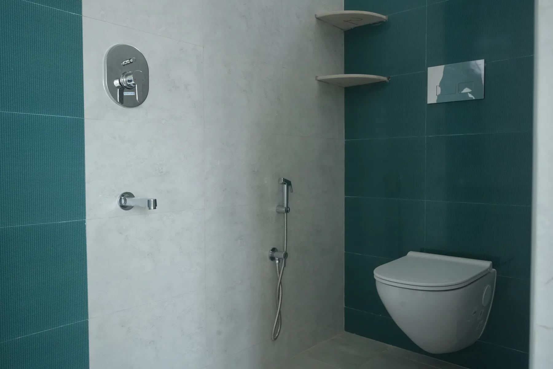 AK Residence — bathroom, Kannivakkam, Chennai