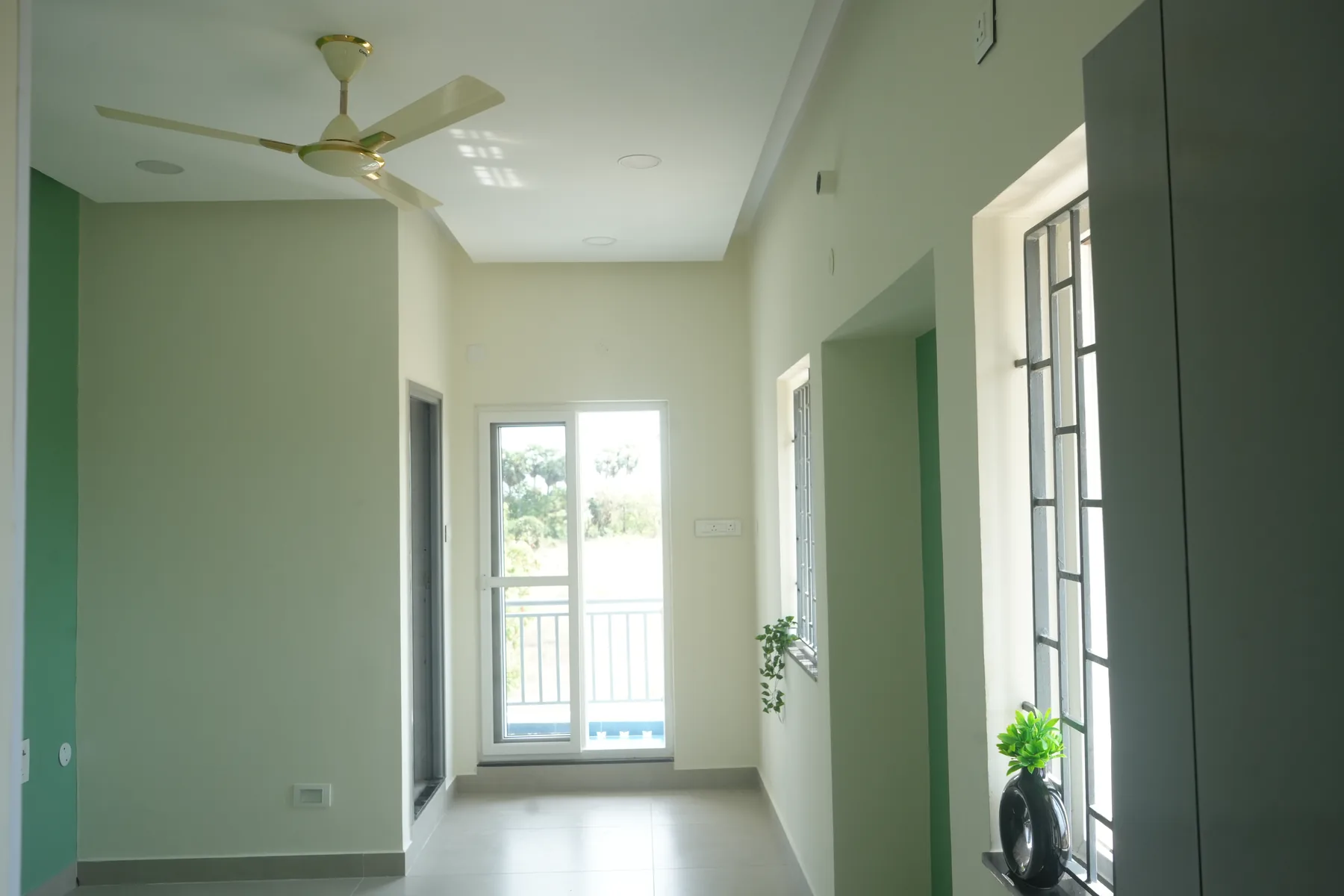 AK Residence — bedroom corridor, Kannivakkam, Chennai