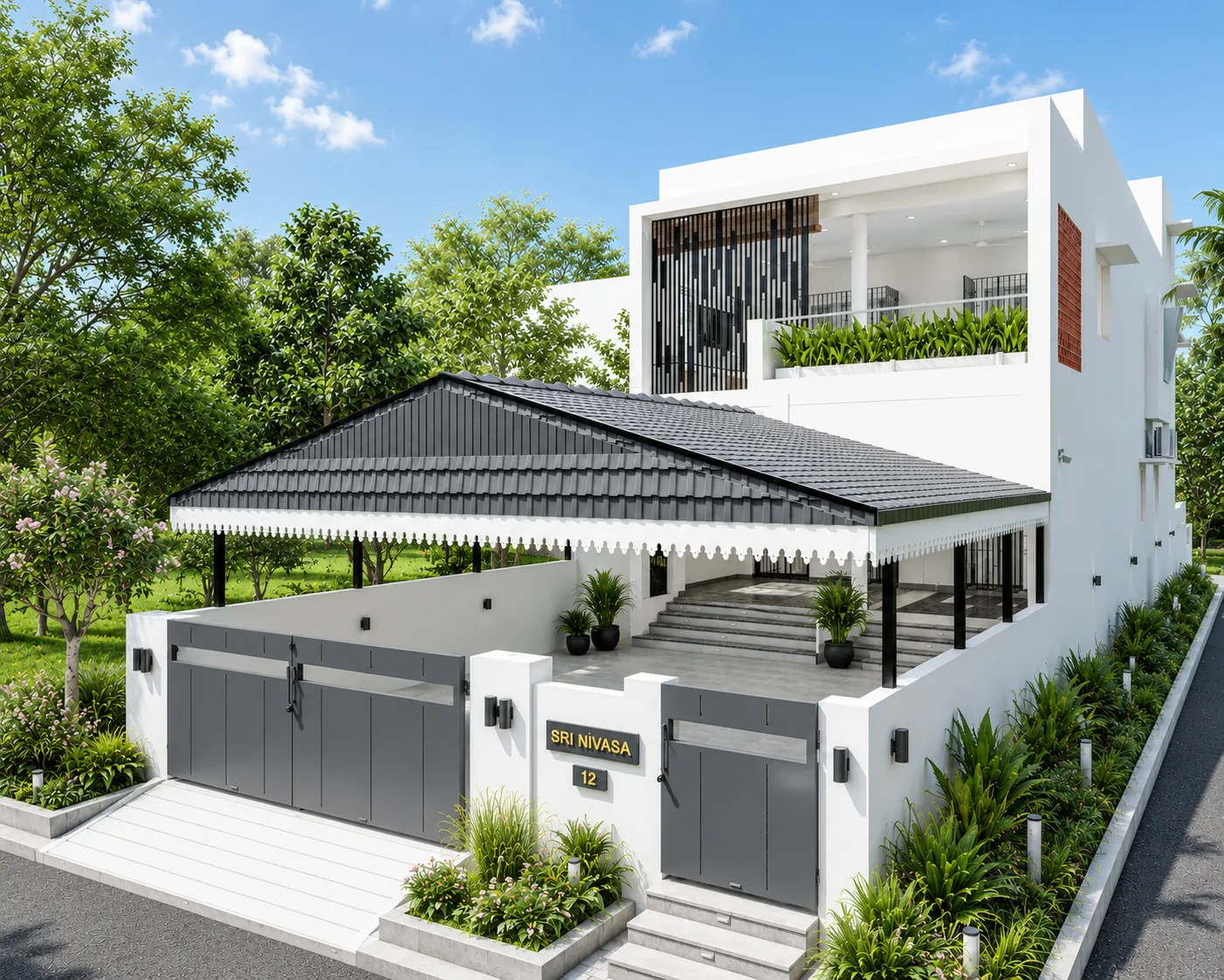 AK Residence — completed 4 BHK home in Kannivakkam, Chennai by BDX Smart Homes