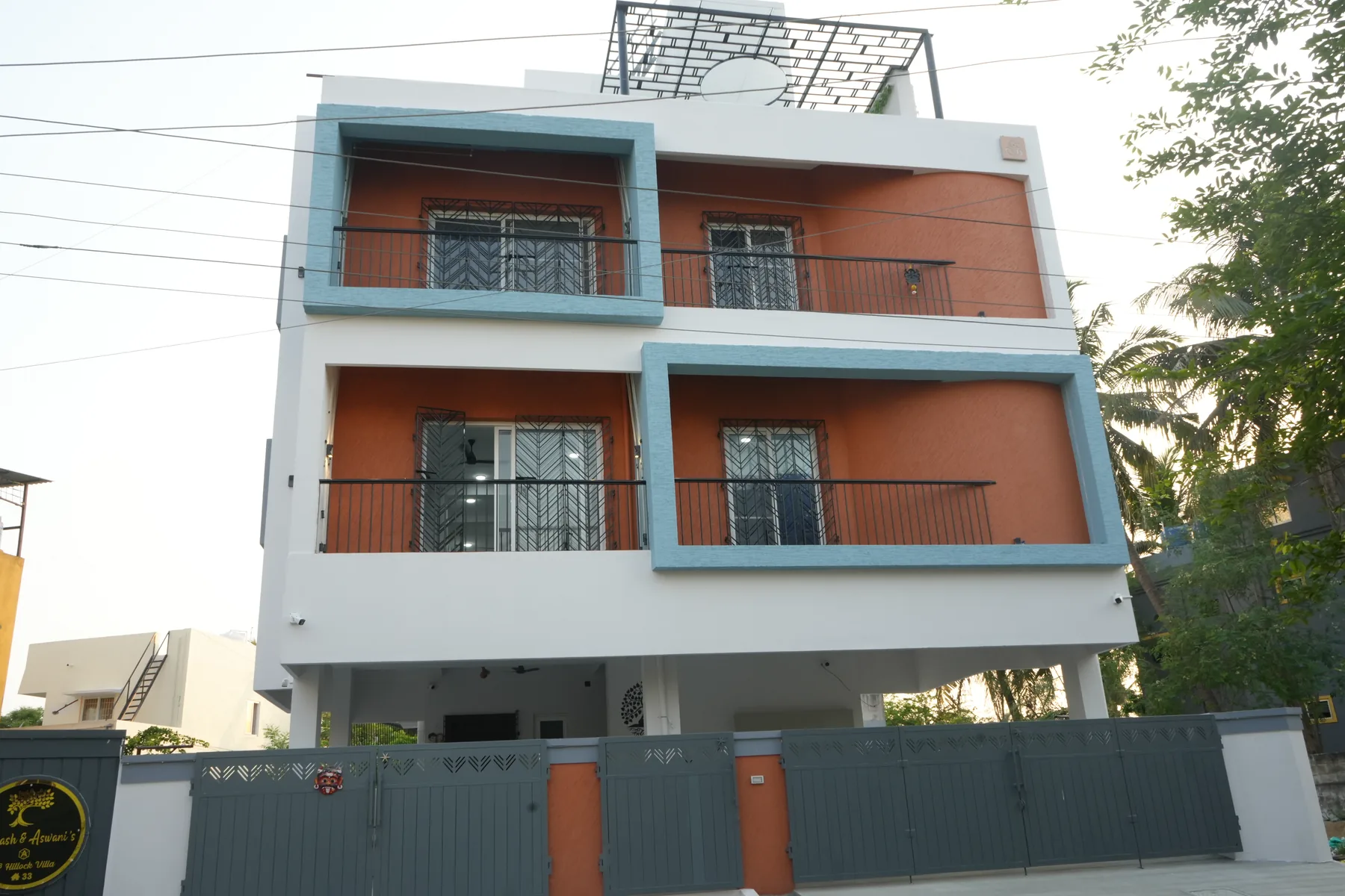 AV Residence — front elevation, Guduvanchery, Chennai