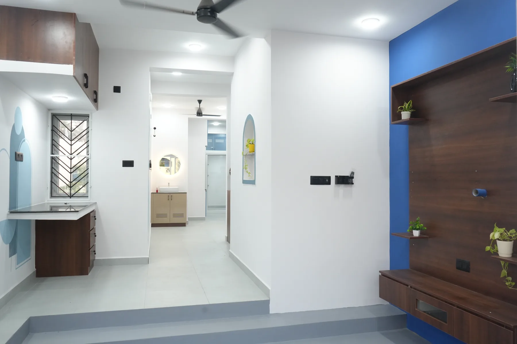 AV Residence — kitchen and display unit, Guduvanchery, Chennai