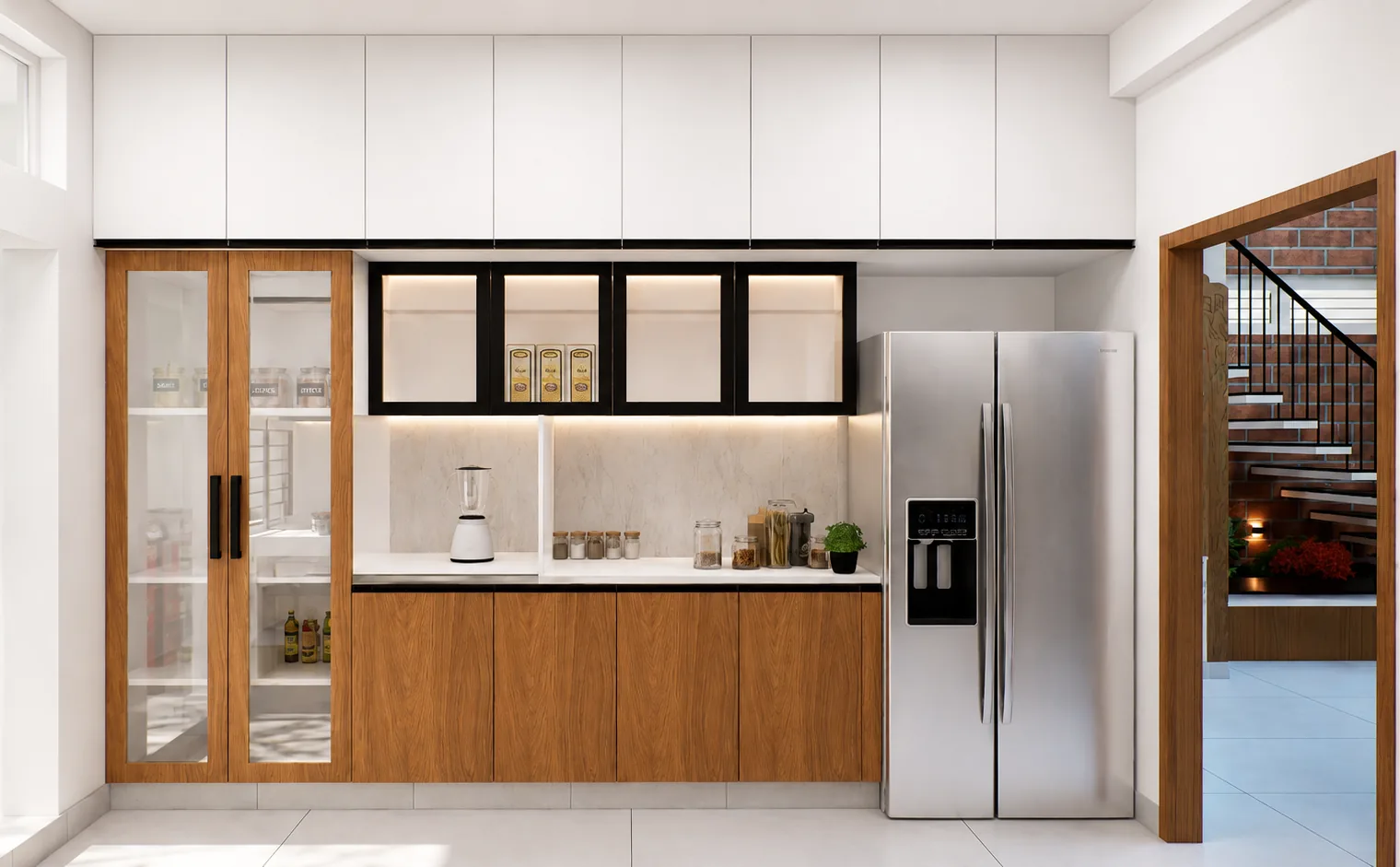 BV Residence — kitchen, Kodambakkam, Chennai