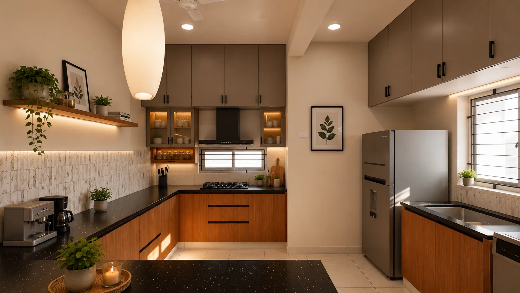 GR Residence — kitchen, Mahalakshmi Nagar, Chennai