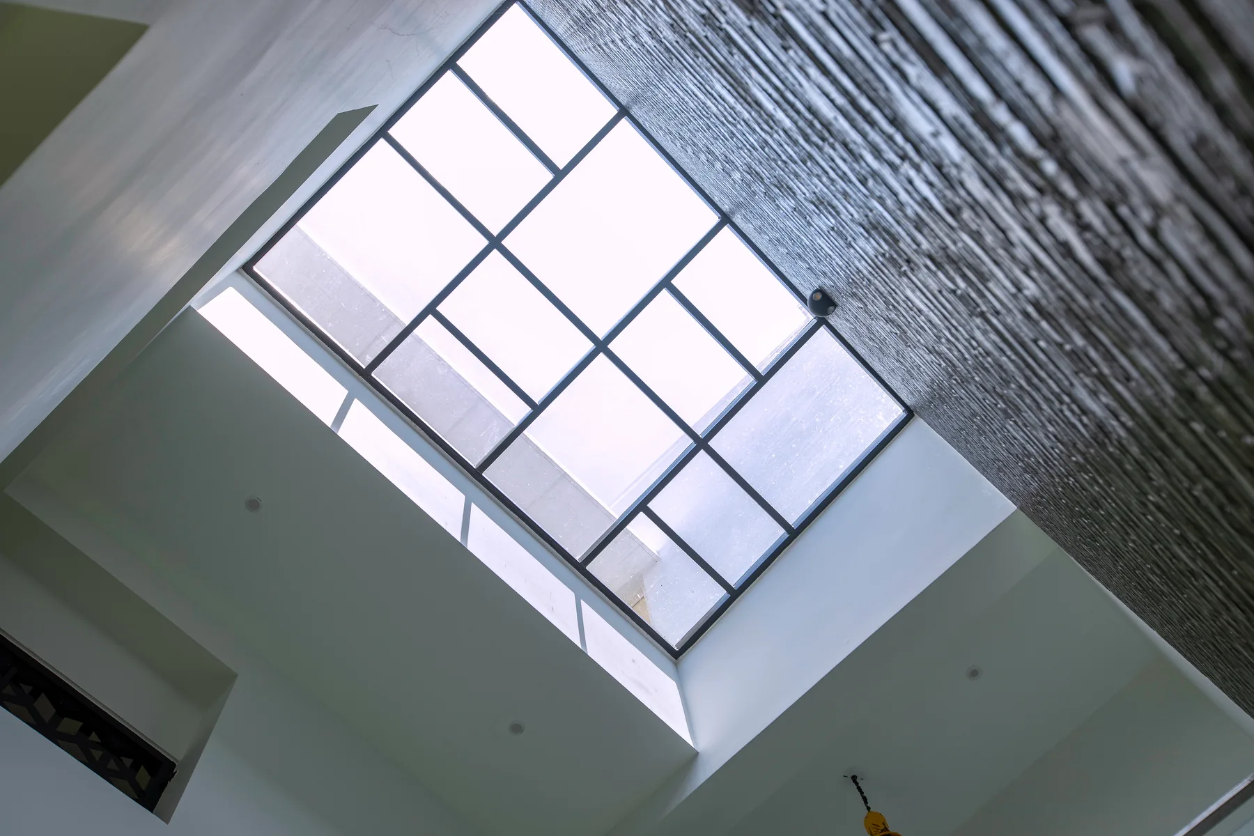 Karthick Residence — stairwell skylight, Guduvanchery, Chennai