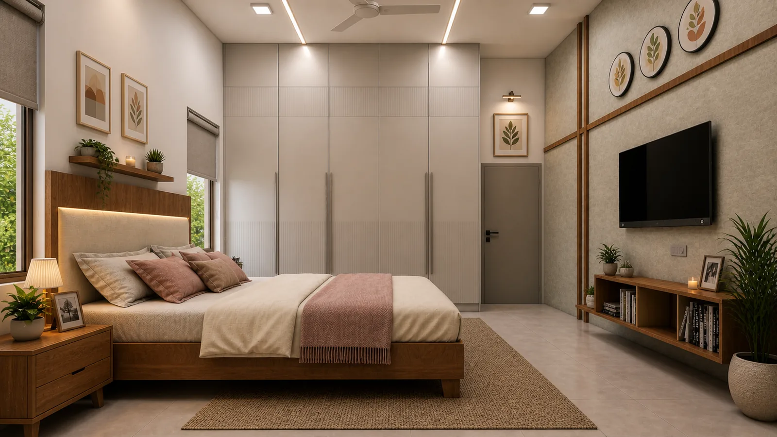 PR Residence — bedroom, night view, Maraimalainagar, Chennai