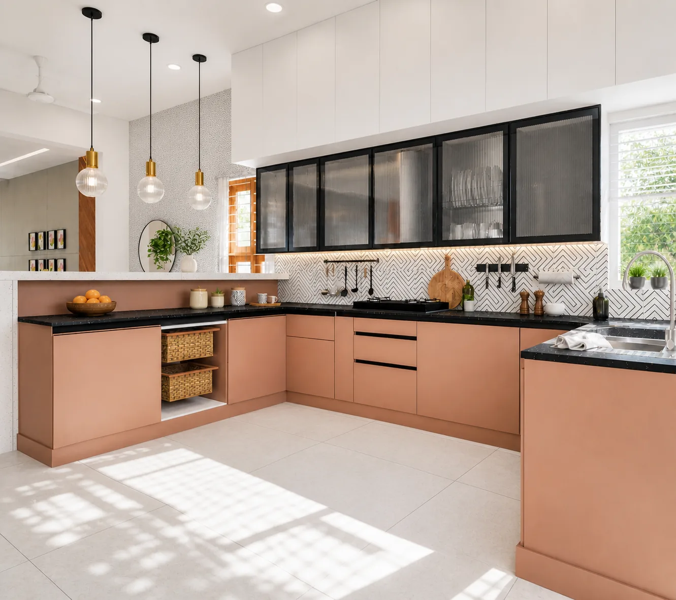 RR Residence — open kitchen, Maraimalainagar, Chennai