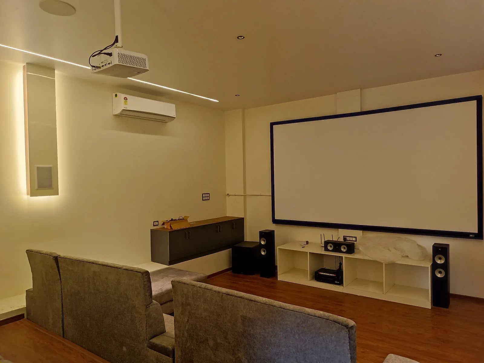 SA Residence — home theatre, Guduvanchery, Chennai