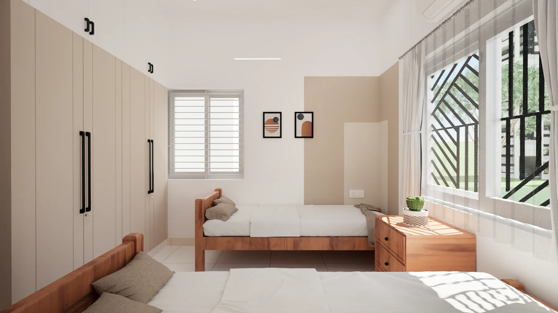 VN Residence — twin bedroom, Guduvanchery, Chennai