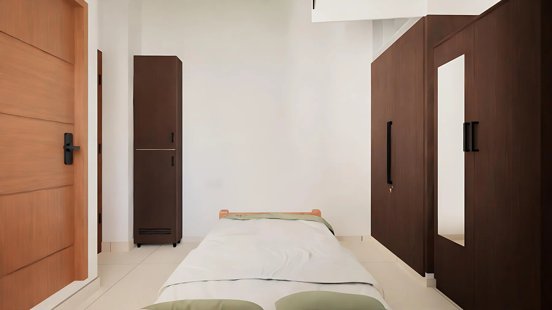VN Residence — bedroom with wardrobe, Guduvanchery, Chennai