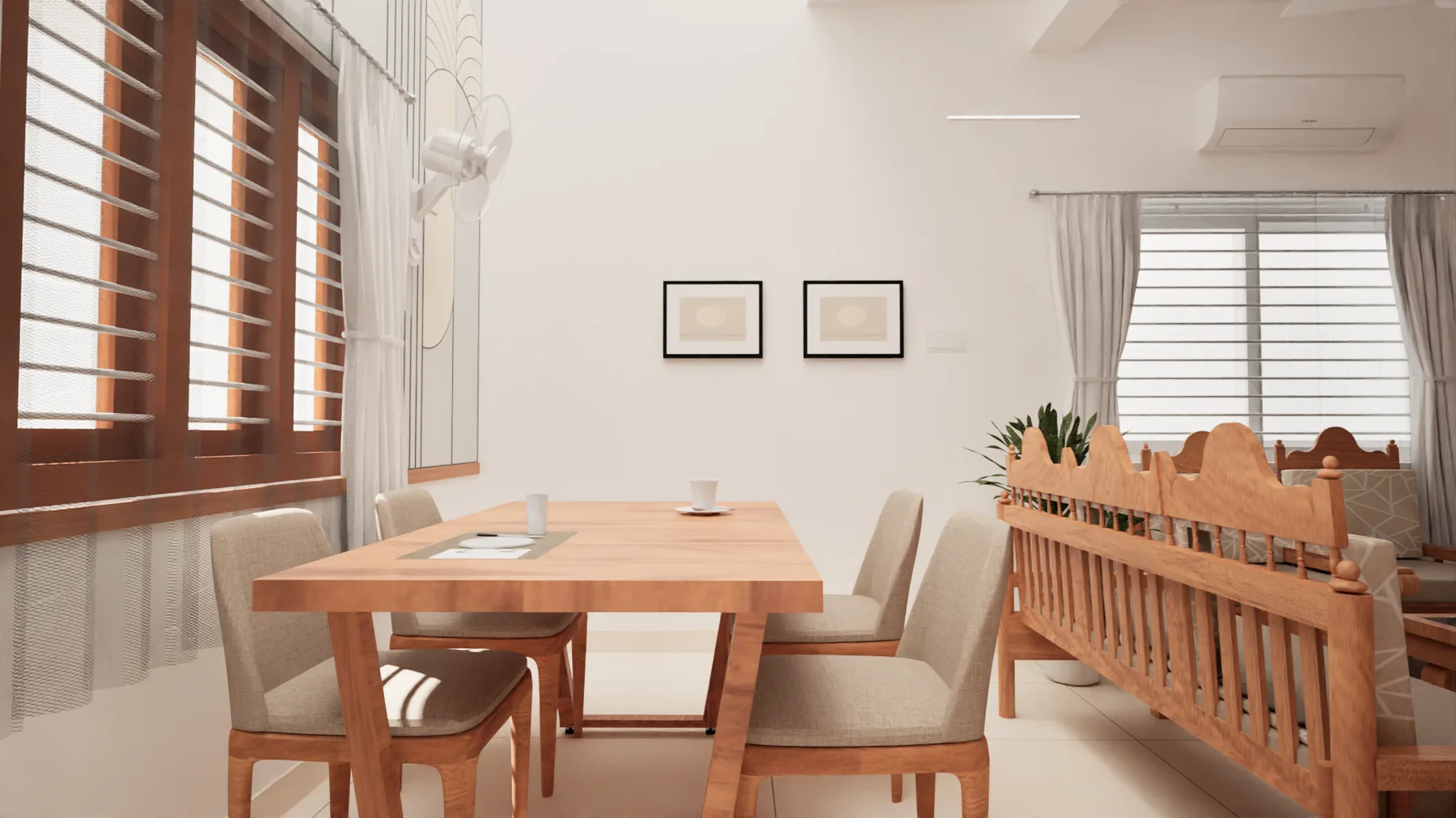 VN Residence — dining area, Guduvanchery, Chennai